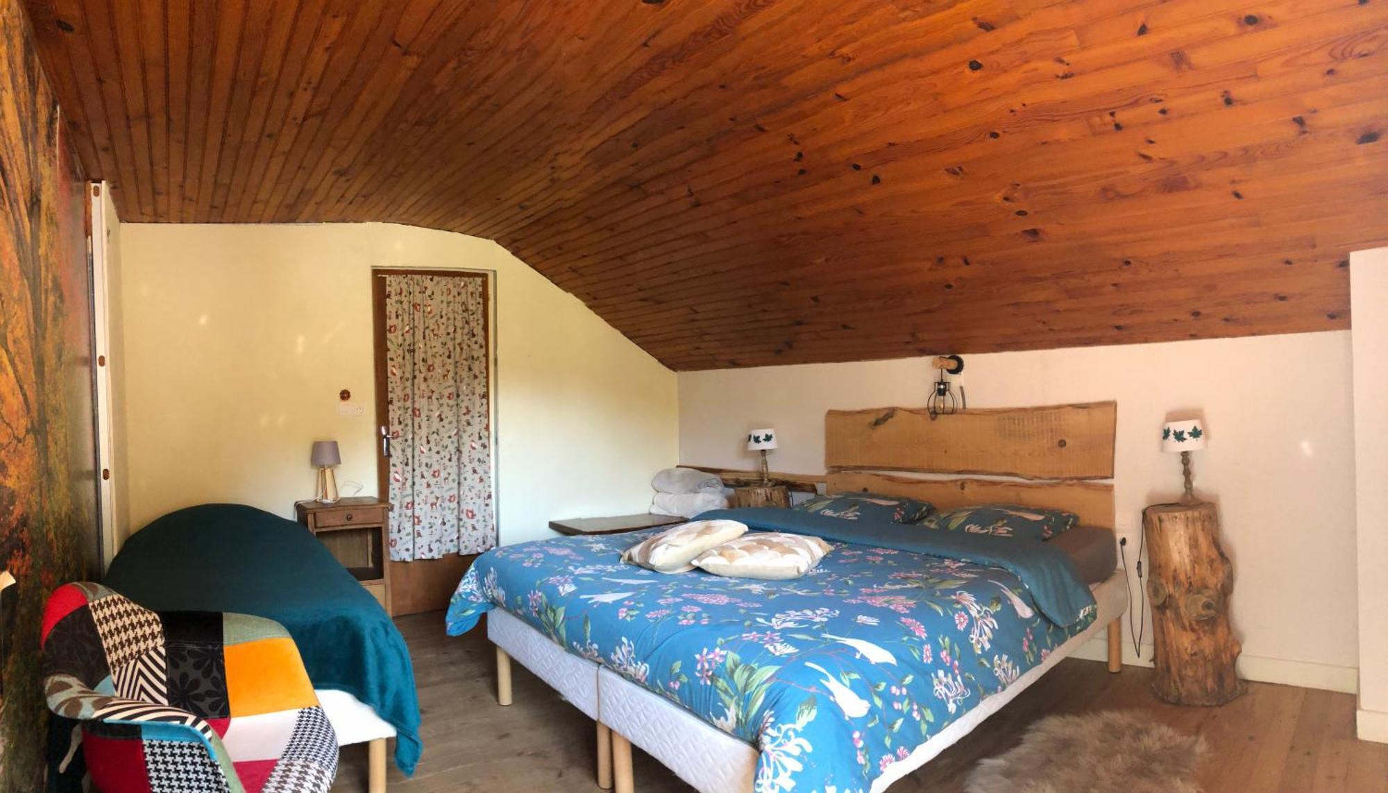 A l'orée de soi - Maison forestière de la Soie - Eco gîte, chambres d'hôtes, camping au pied des Vosges Saint-Sauveur  Exterior foto